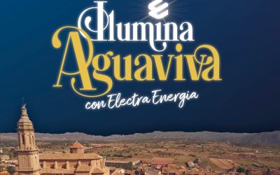 Aguaviva participa en la campaña «Ilumina tu pueblo esta Navidad» de Electra Energía