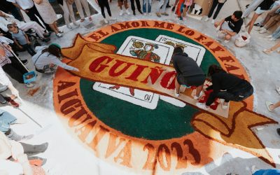 Declaradas como Bien de Interés Cultural las alfombras procesionales en Aragón